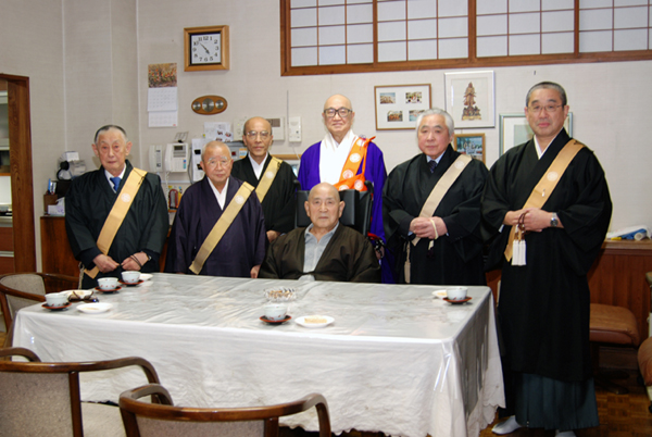 田中庵主さまを囲んで。